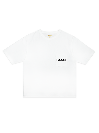 Áo thun Cotton 180 GSM Relaxed Fit HAAN - Trắng